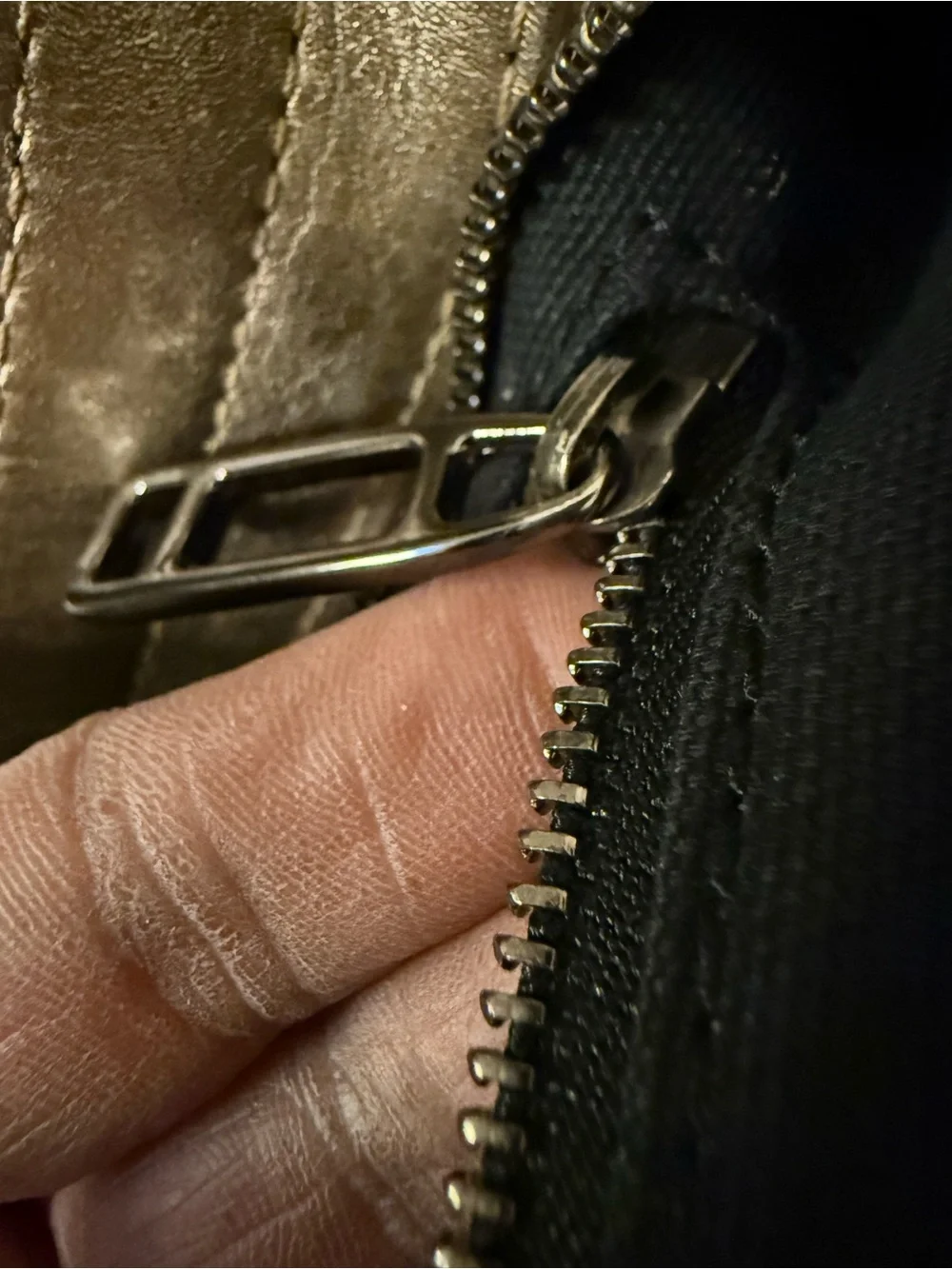 Burberry Plaid Canvas Crossbody Bag in Beige and Metallic Gold